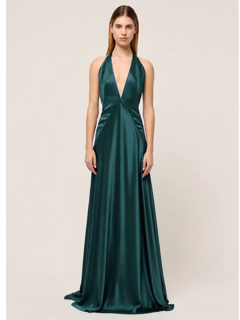 Michael Lo Sordo Alexandra Silk Satin Dress